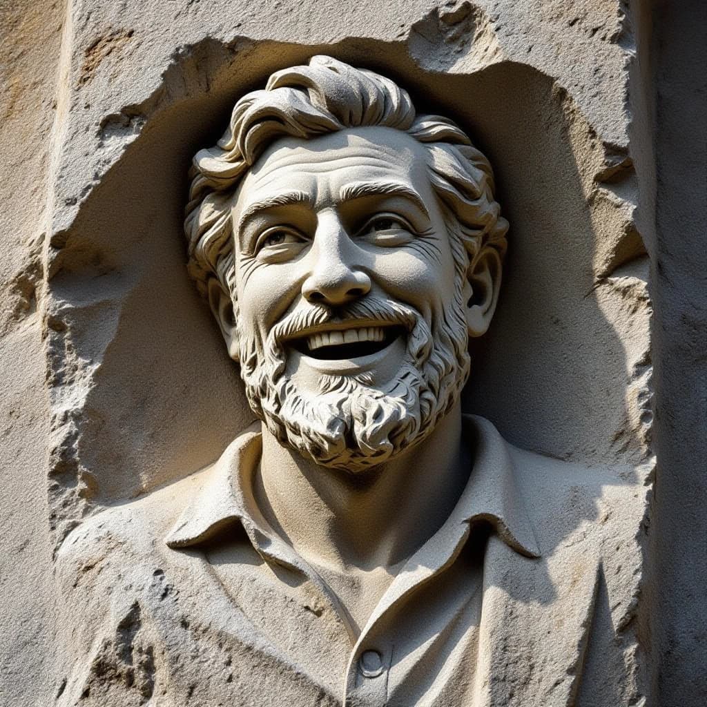 Stone carving feature showcase