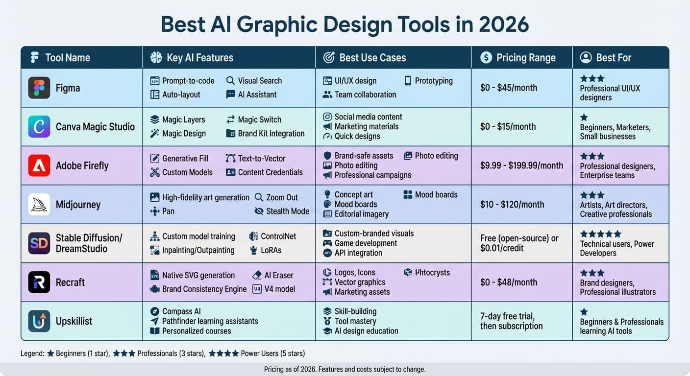 AI-Powered Design Tools Comparison