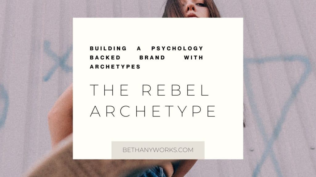 Rebel brand archetype visual