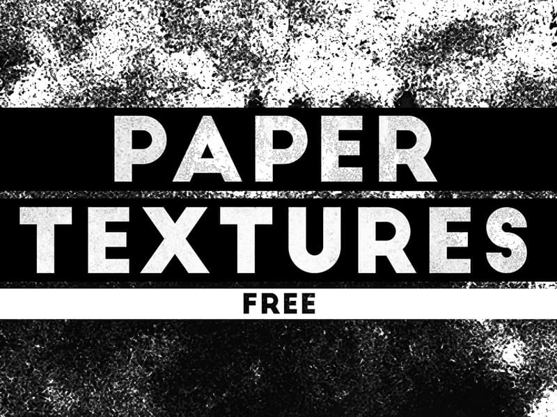 Paper texture overlays in various styles