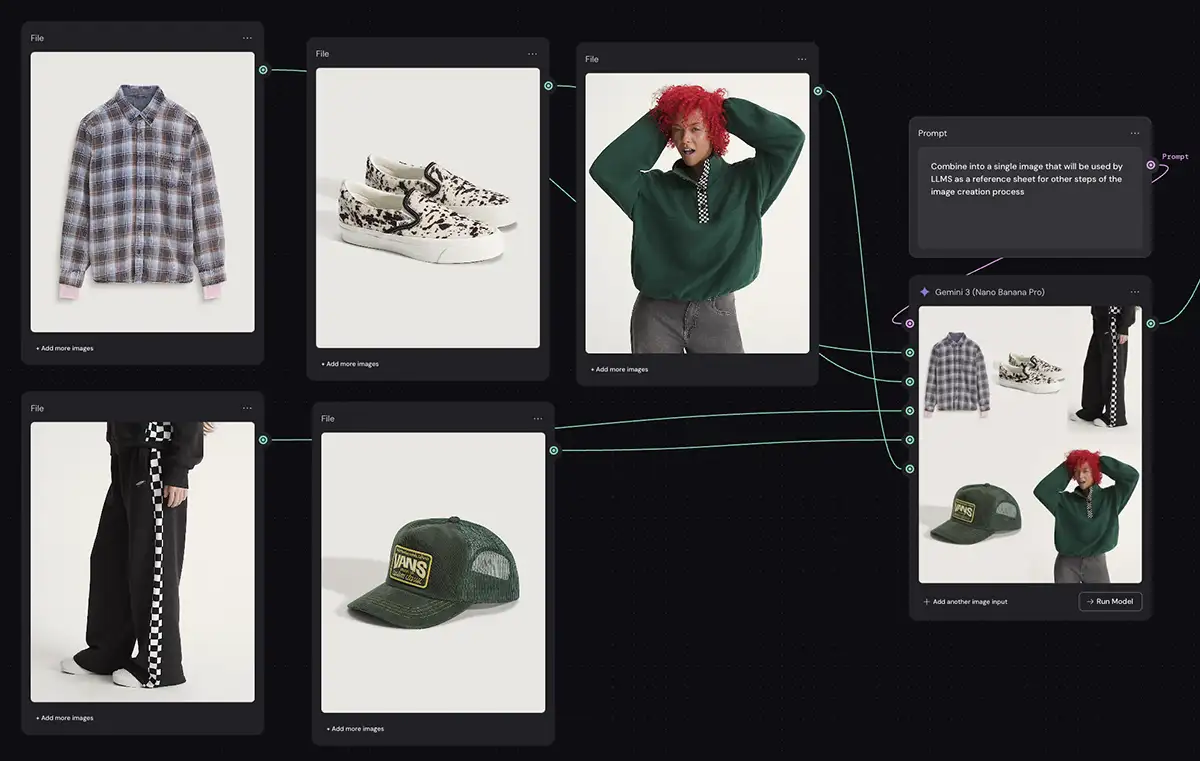 Weavy style reference workflow example