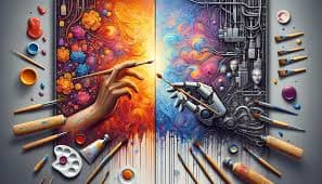 AI-generated art vs human creativity