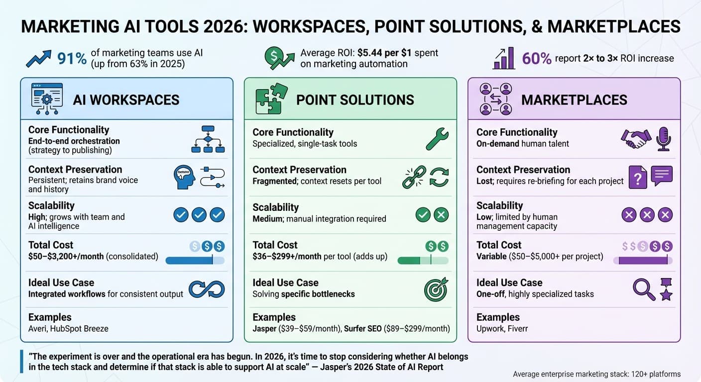 State of AI marketing tools 2026