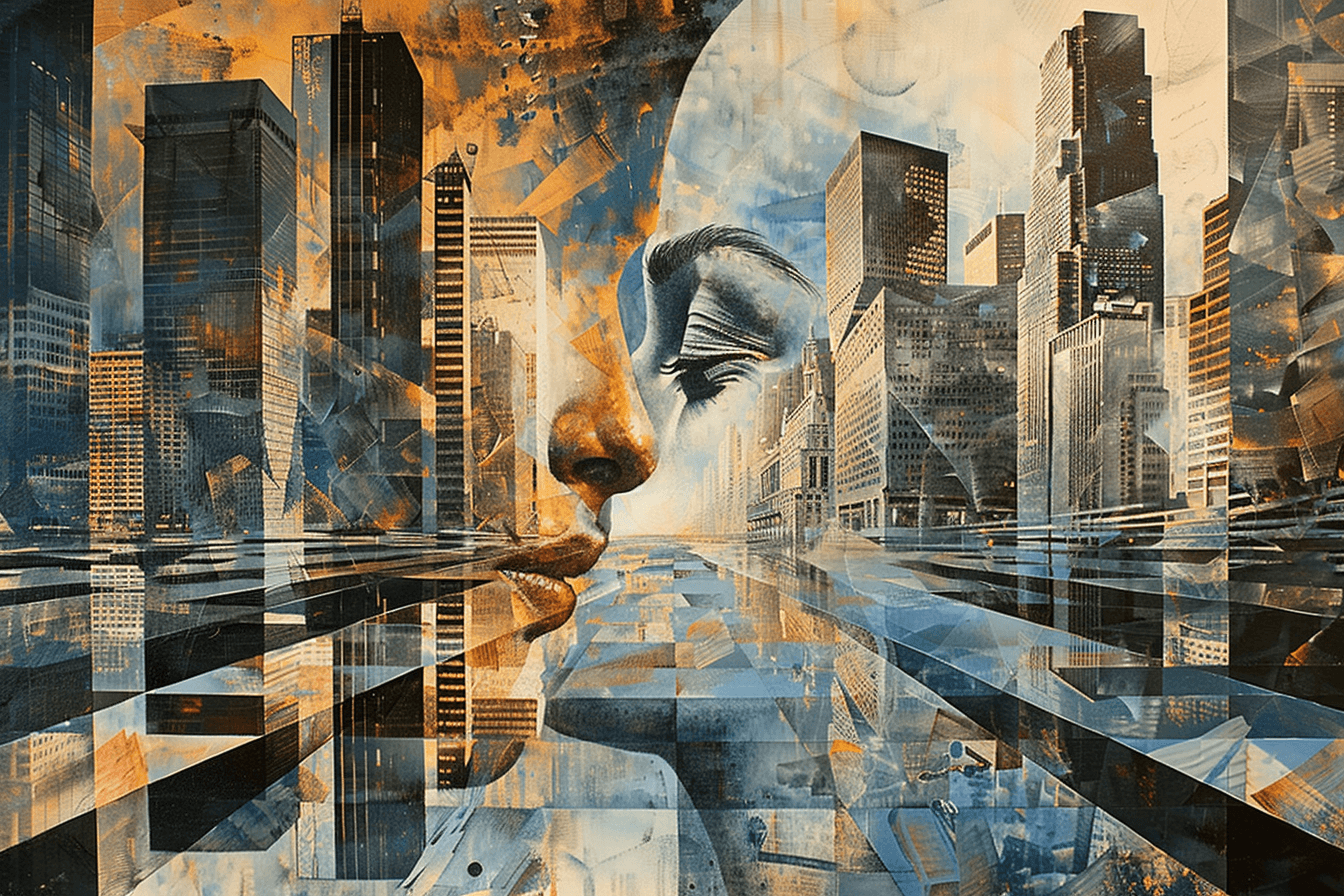 Surrealist illustration created with Midjourney showing artistic versatility