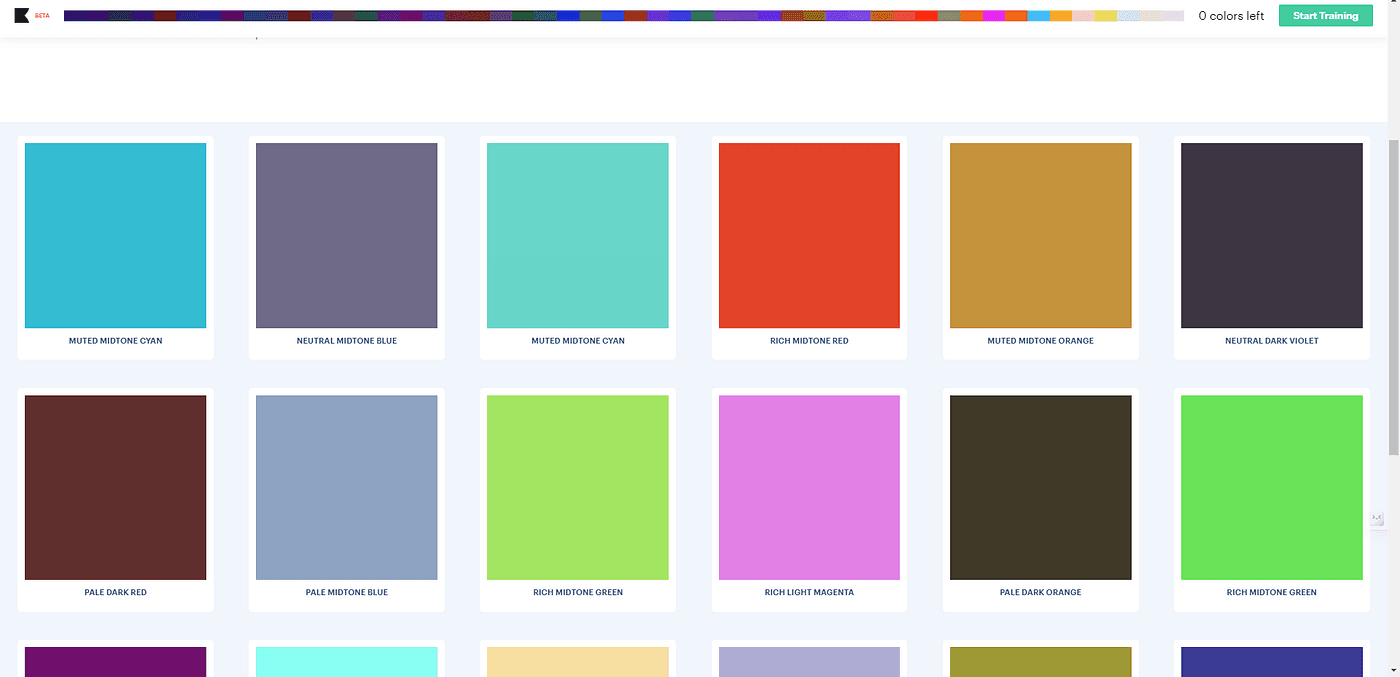 AI color palette tools showing various mood-responsive features