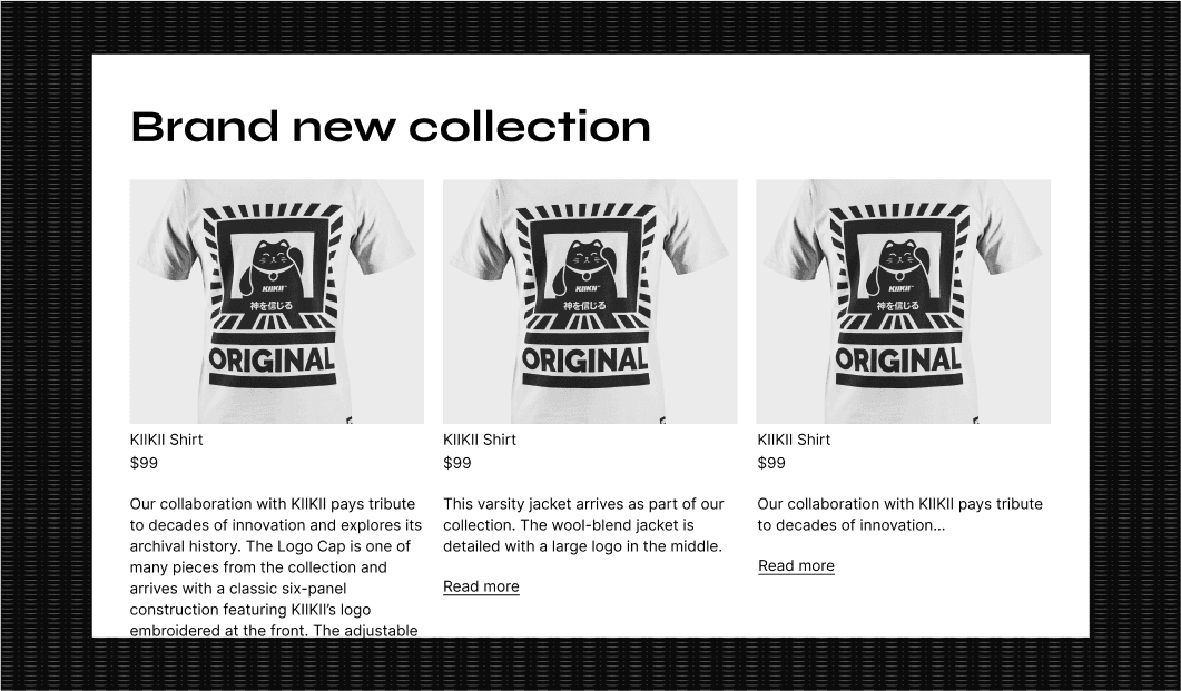 Typography design capabilities