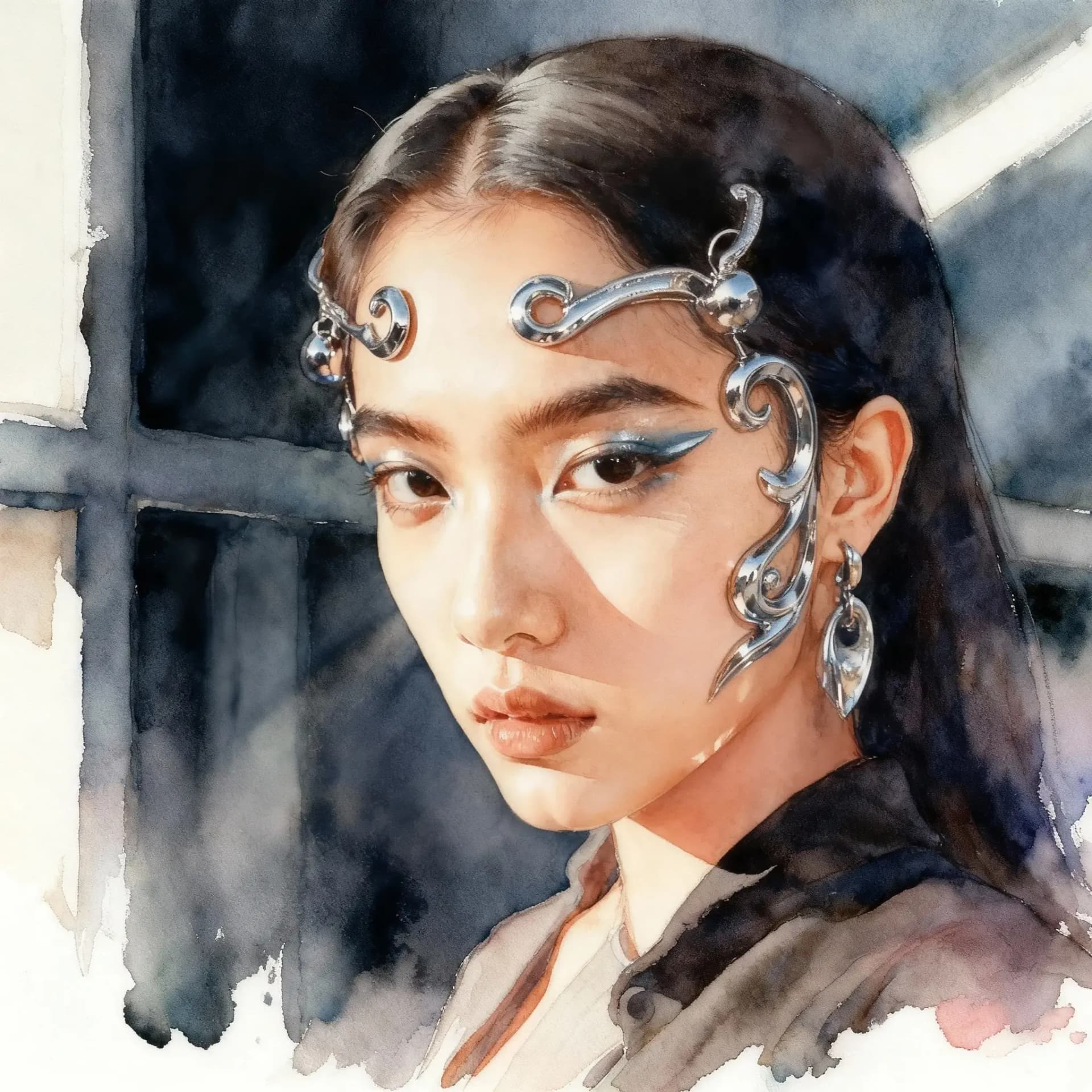 Portrait example showing realistic AI generation