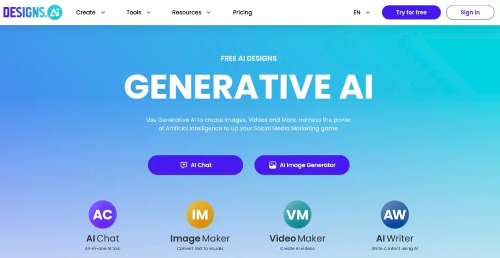 AI design tools interface examples
