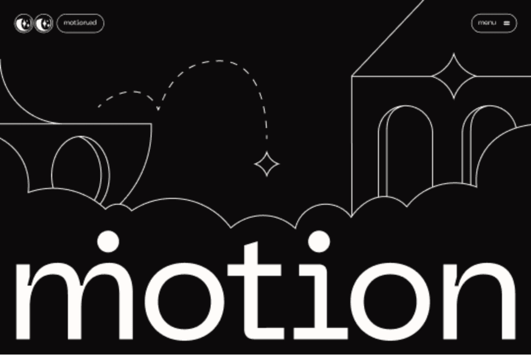 Webflow motion design example