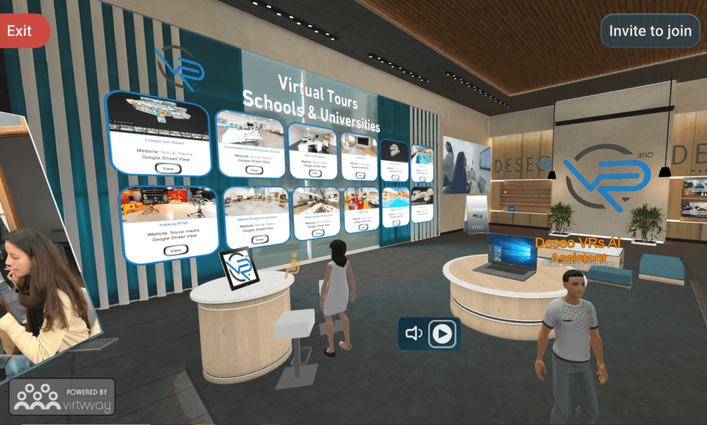 Immersive VR showroom experience