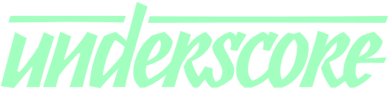 Generative font underscore logo