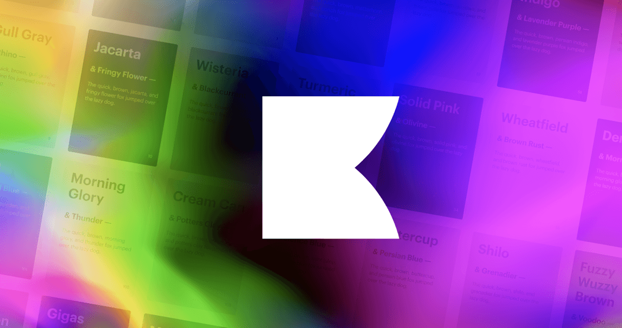 Khroma's color palette training interface