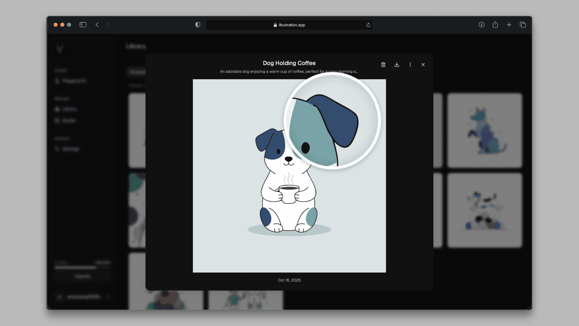 Export as vectors feature