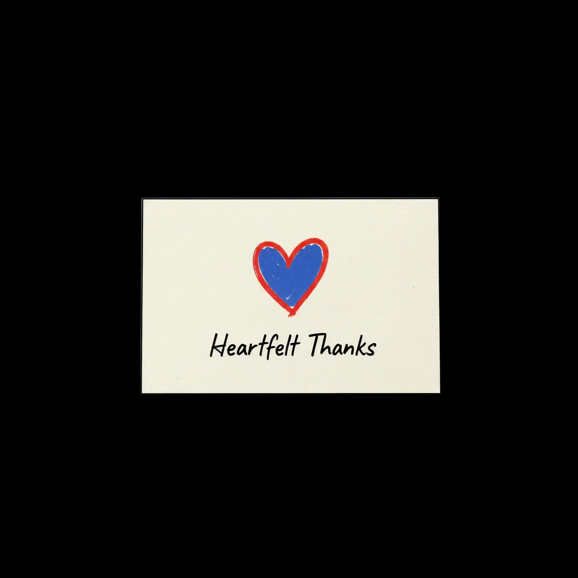 Heartfelt Thank You Card