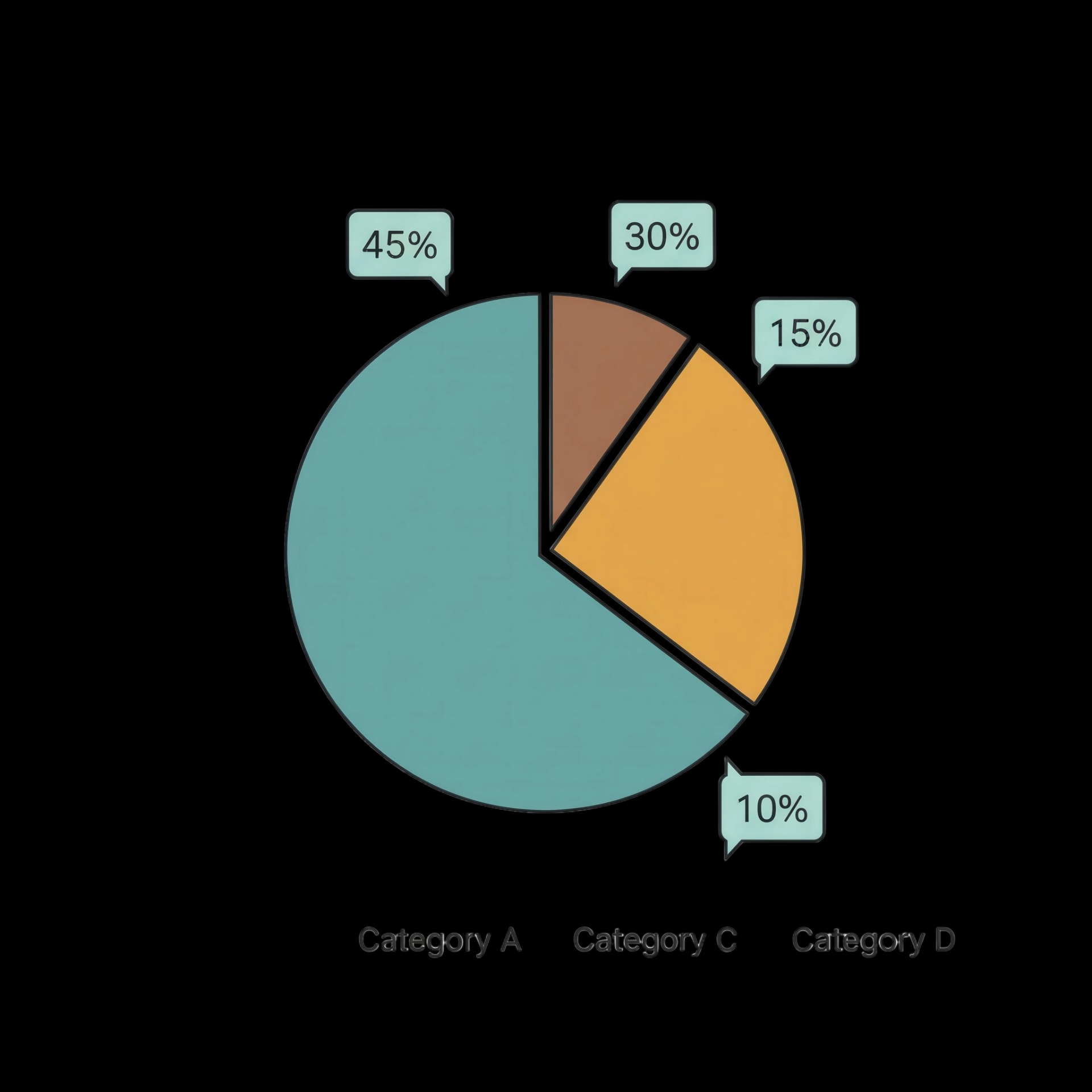 Data Distribution Pie Chart
