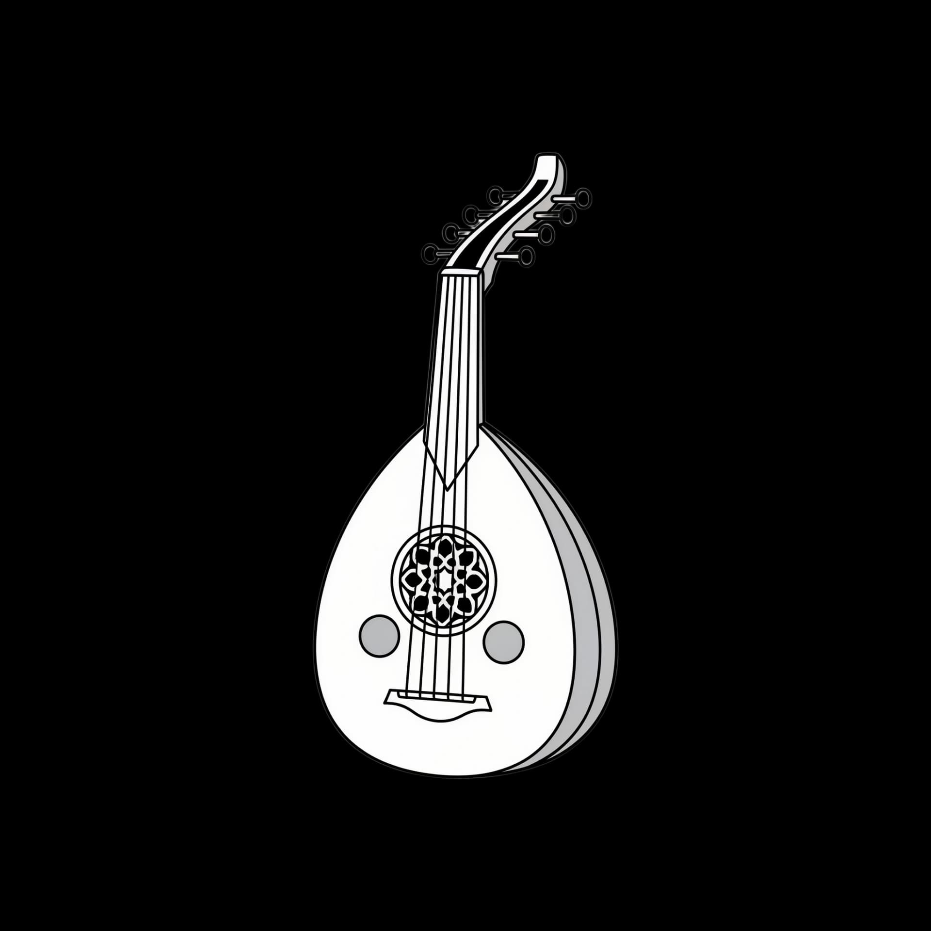 Traditional Oud Instrument