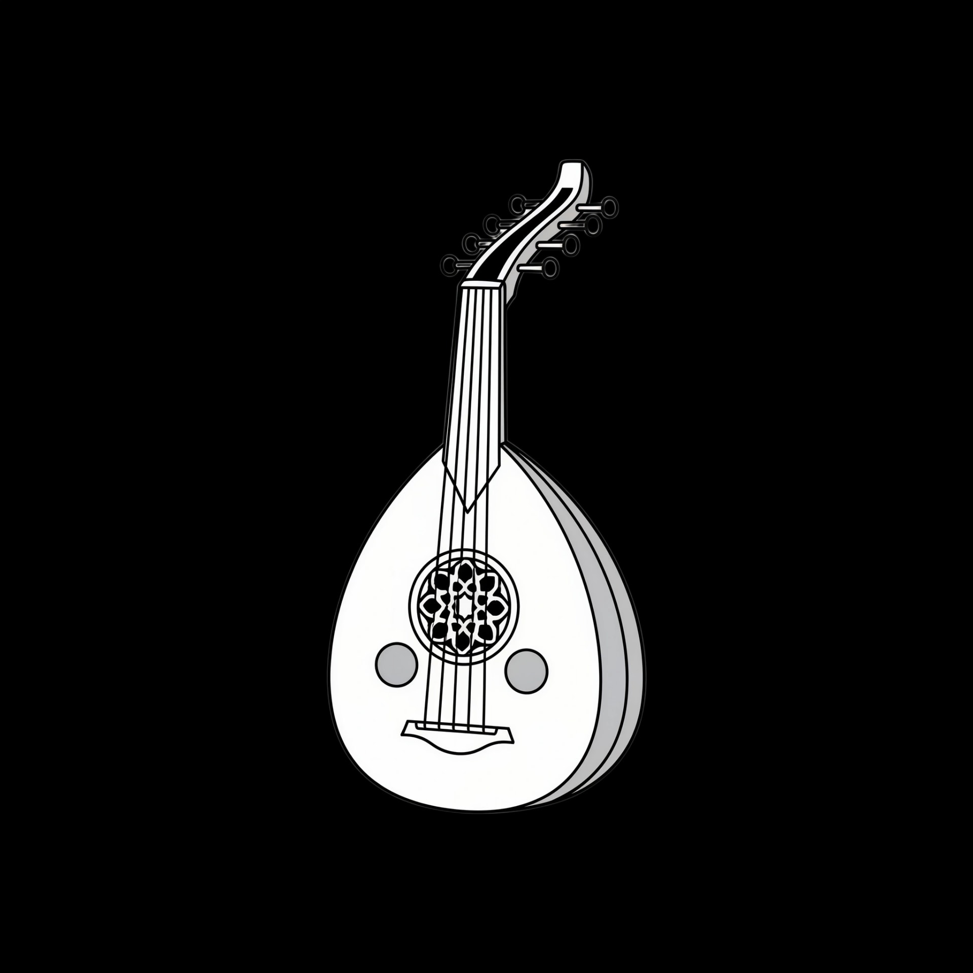Traditional Oud Instrument