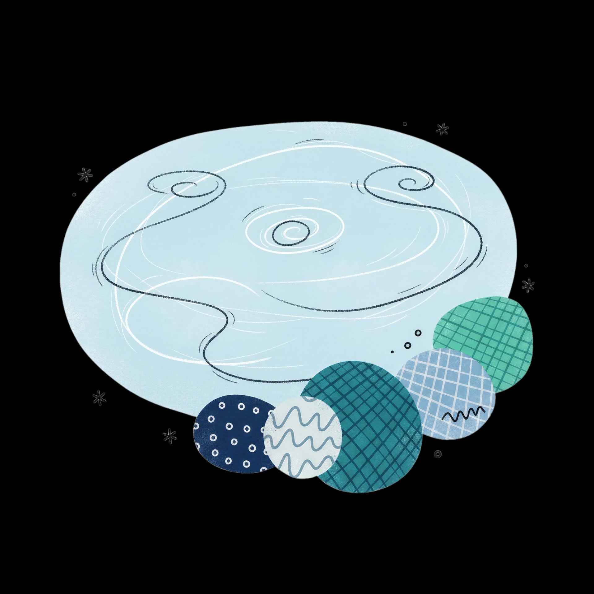 Skating Lake Surface