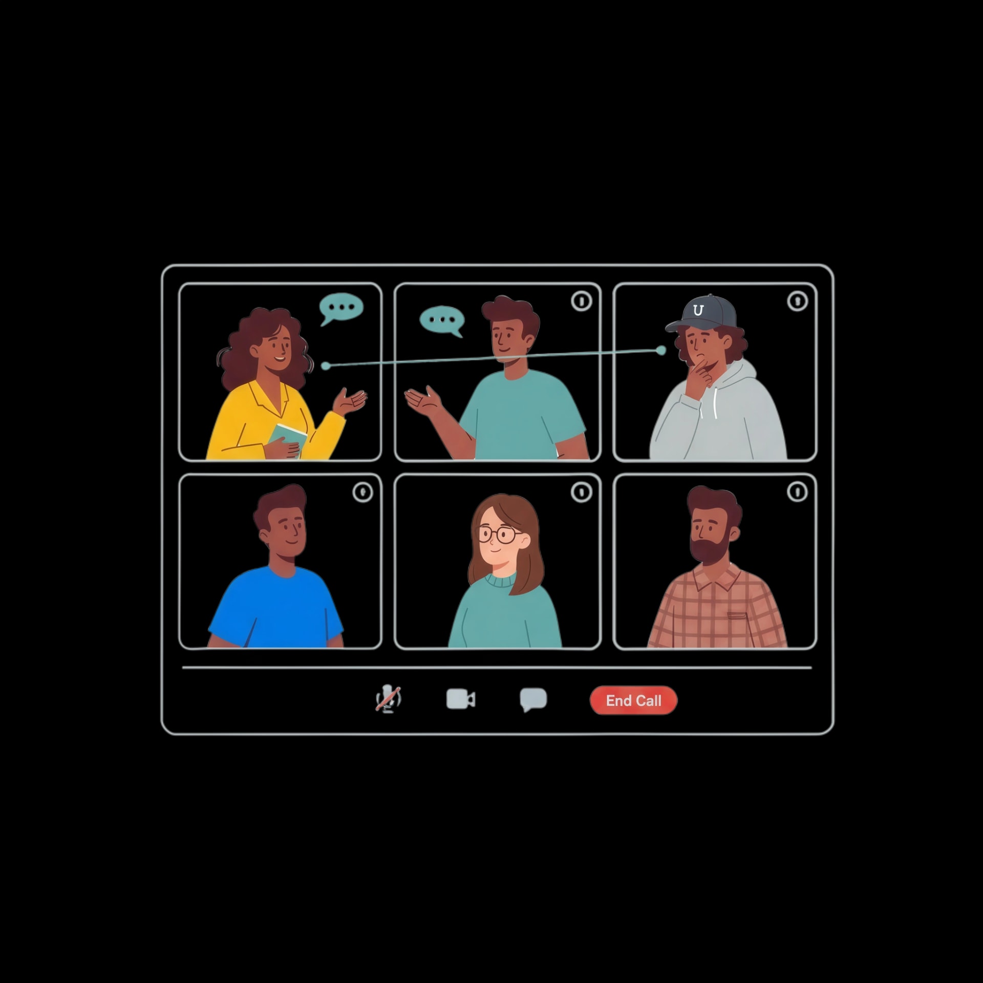 Virtual Team Meeting