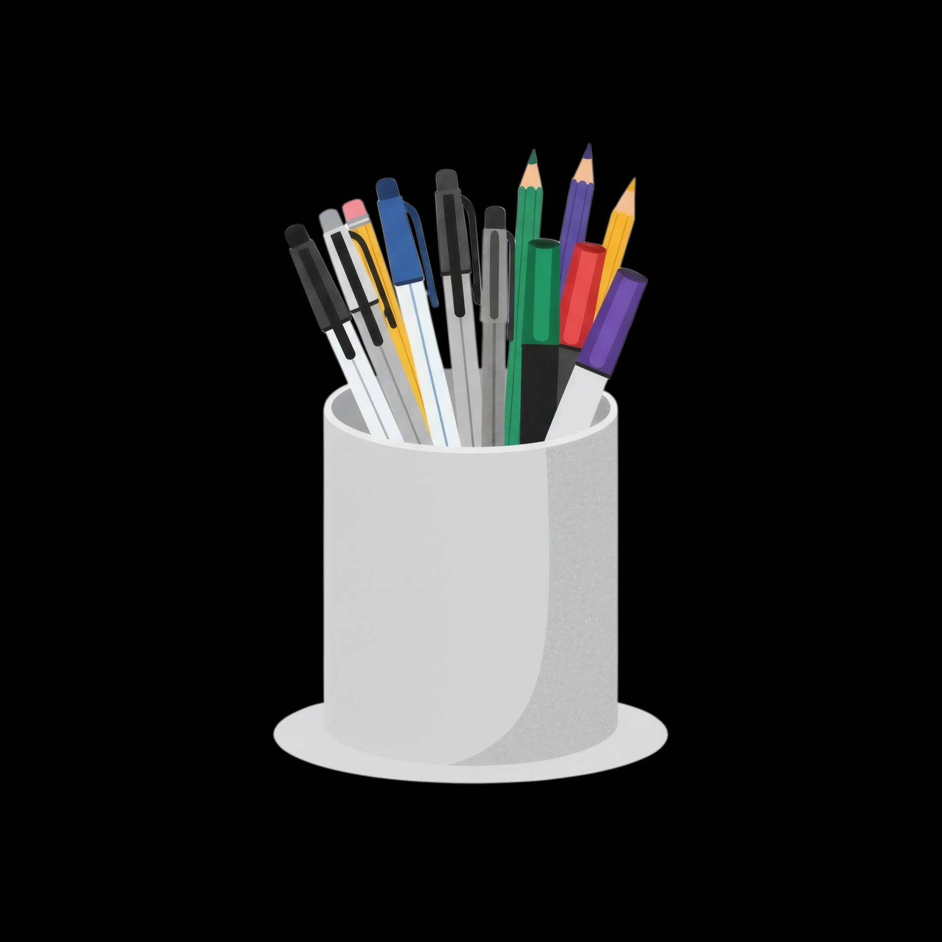 Organized Pen Holder