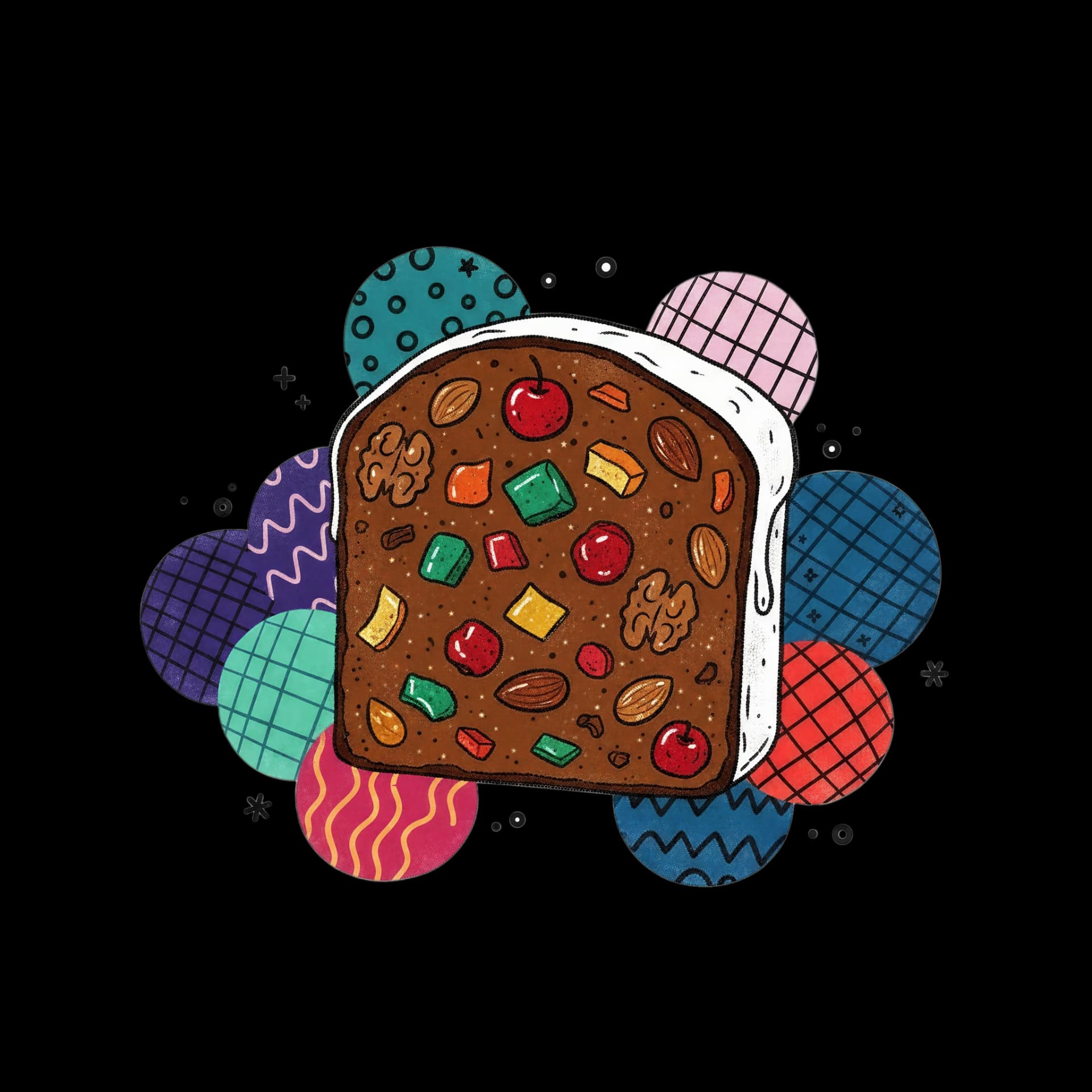 Fruitcake Slice