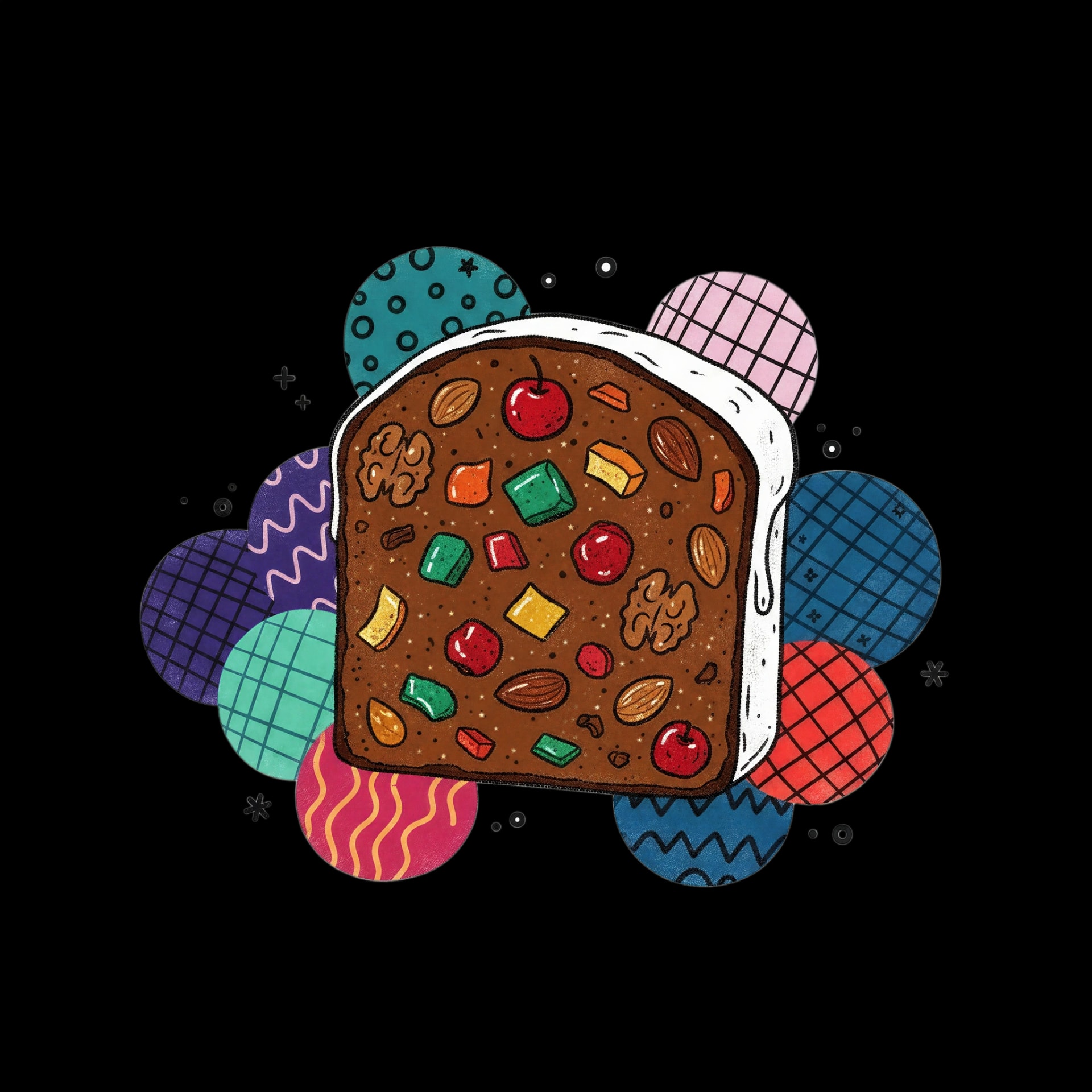 Fruitcake Slice