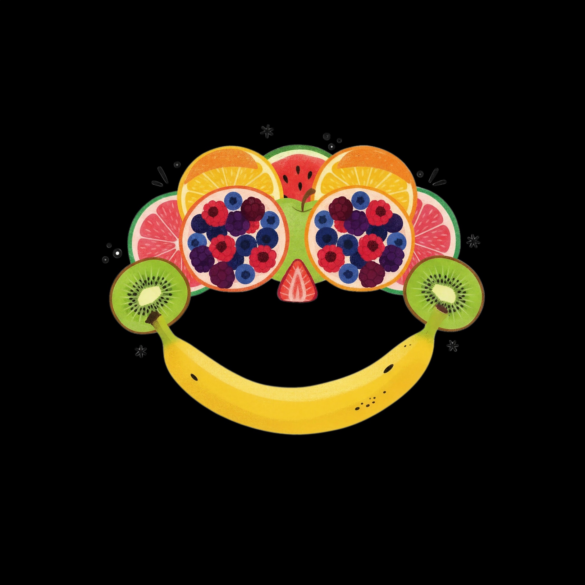 Fruity Happy Face