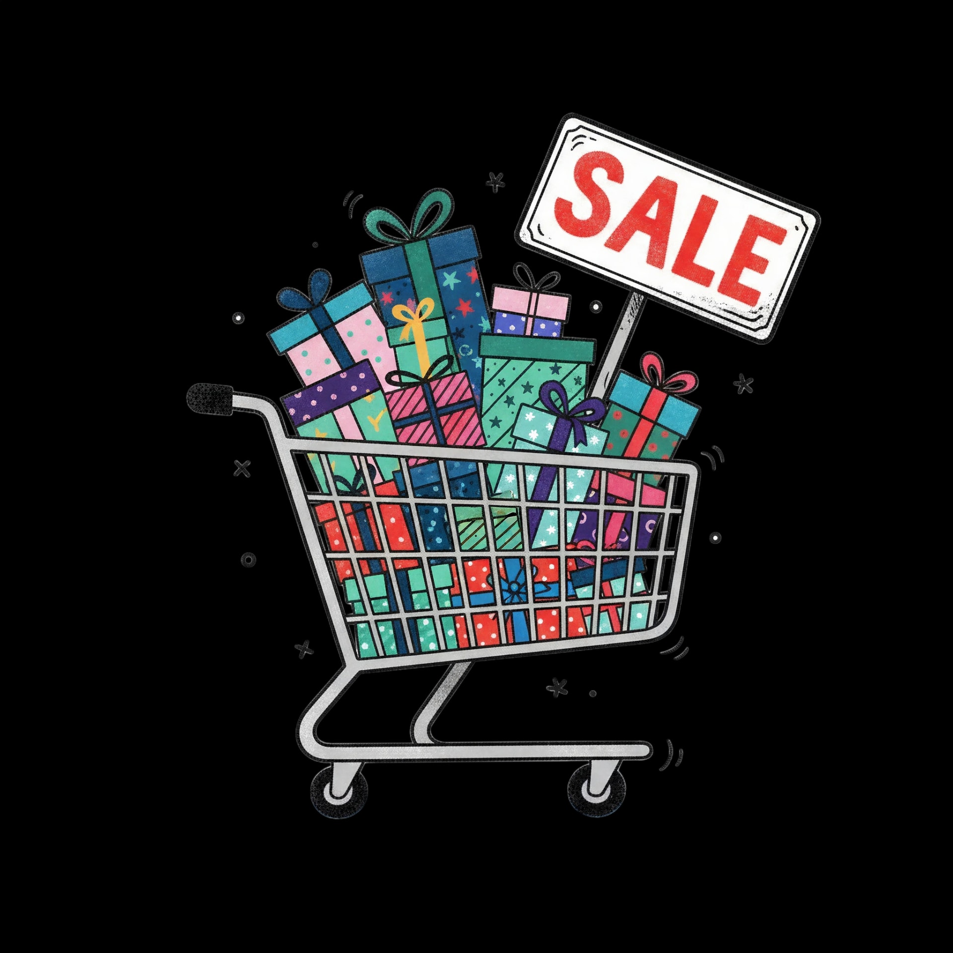 Overflowing Sale Cart