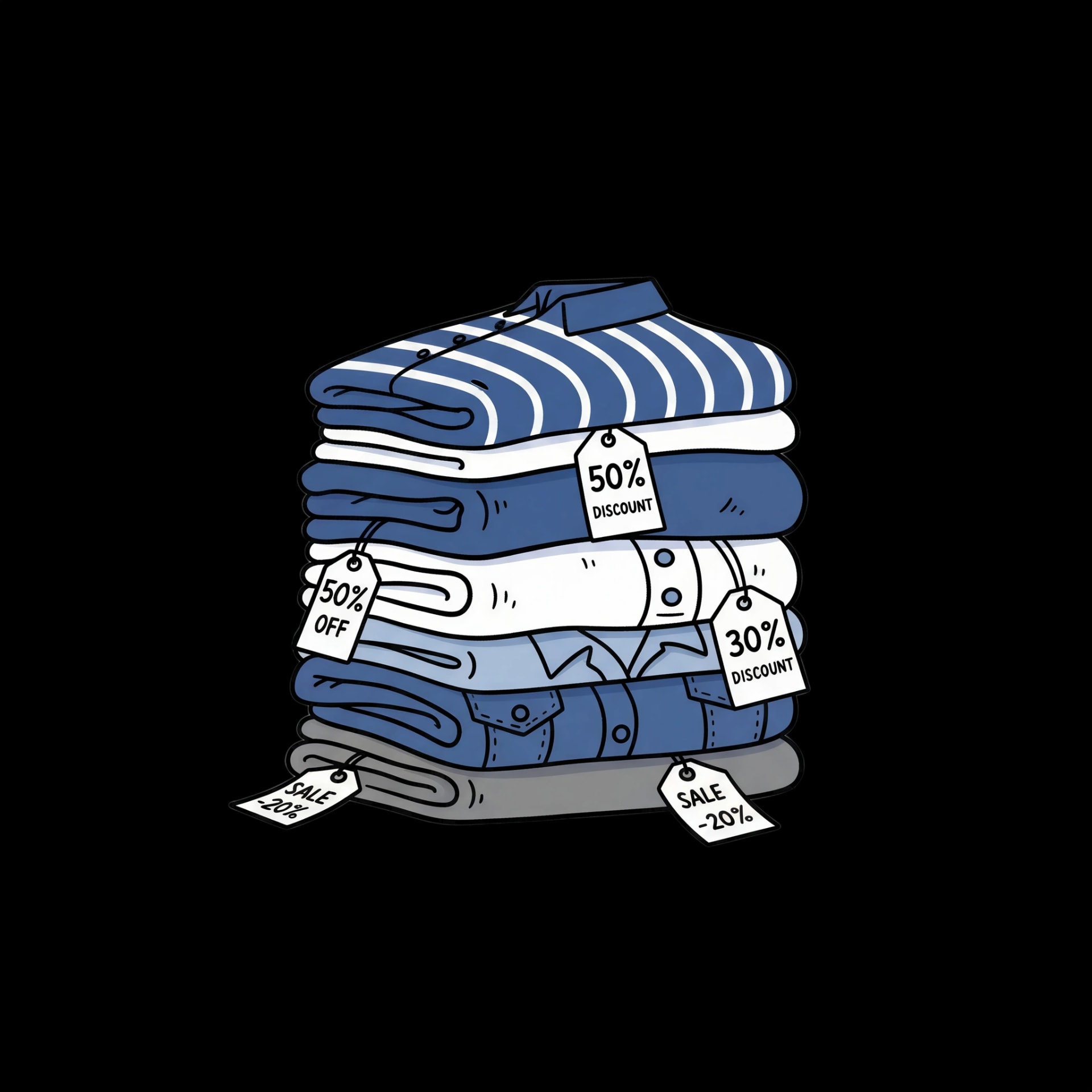 Discounted Apparel Stack