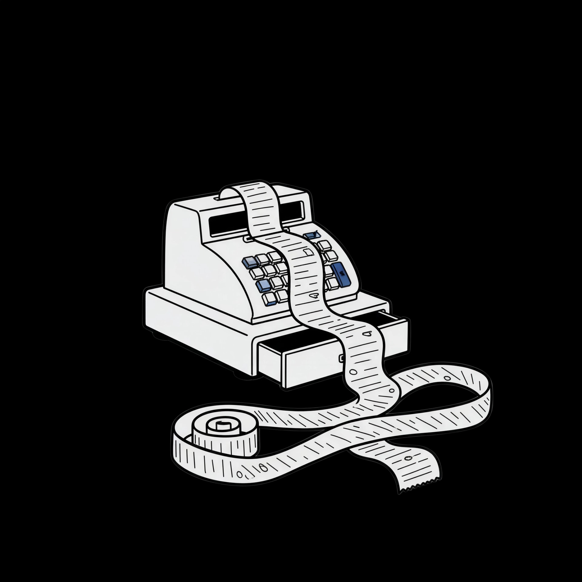 Endless Shopping Receipt