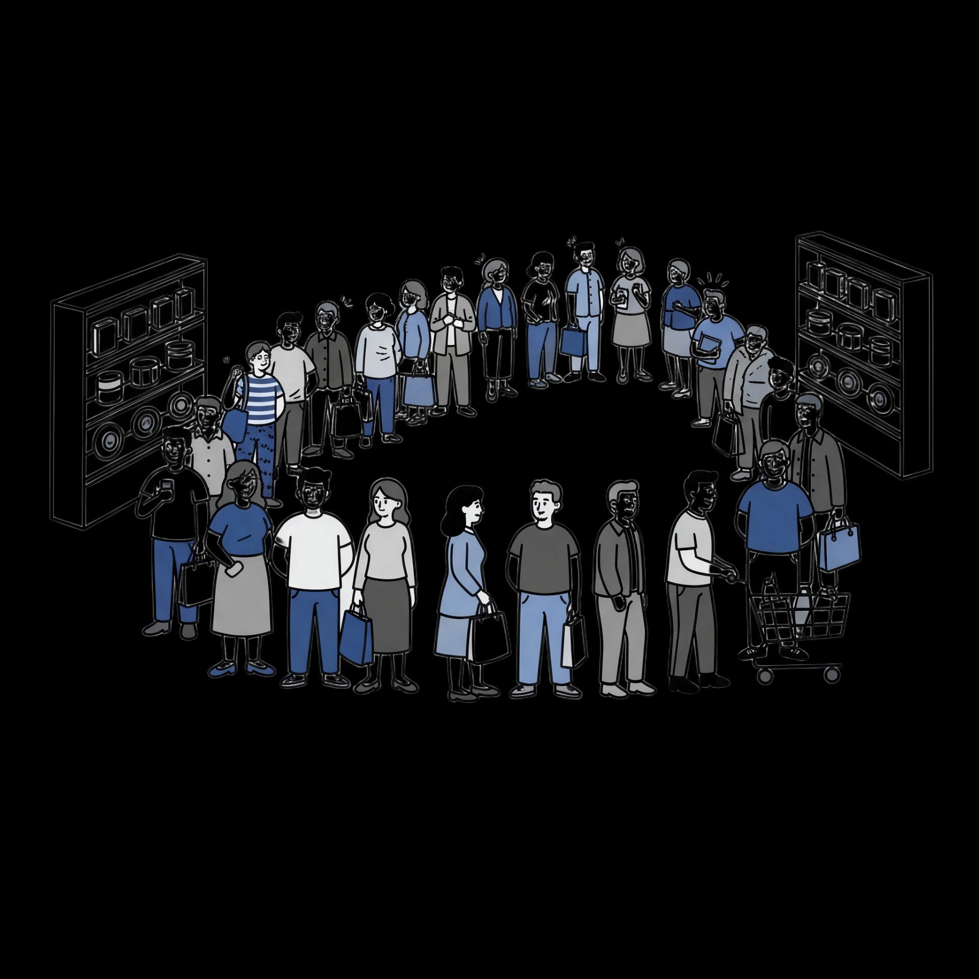 Patient Shopper Queue