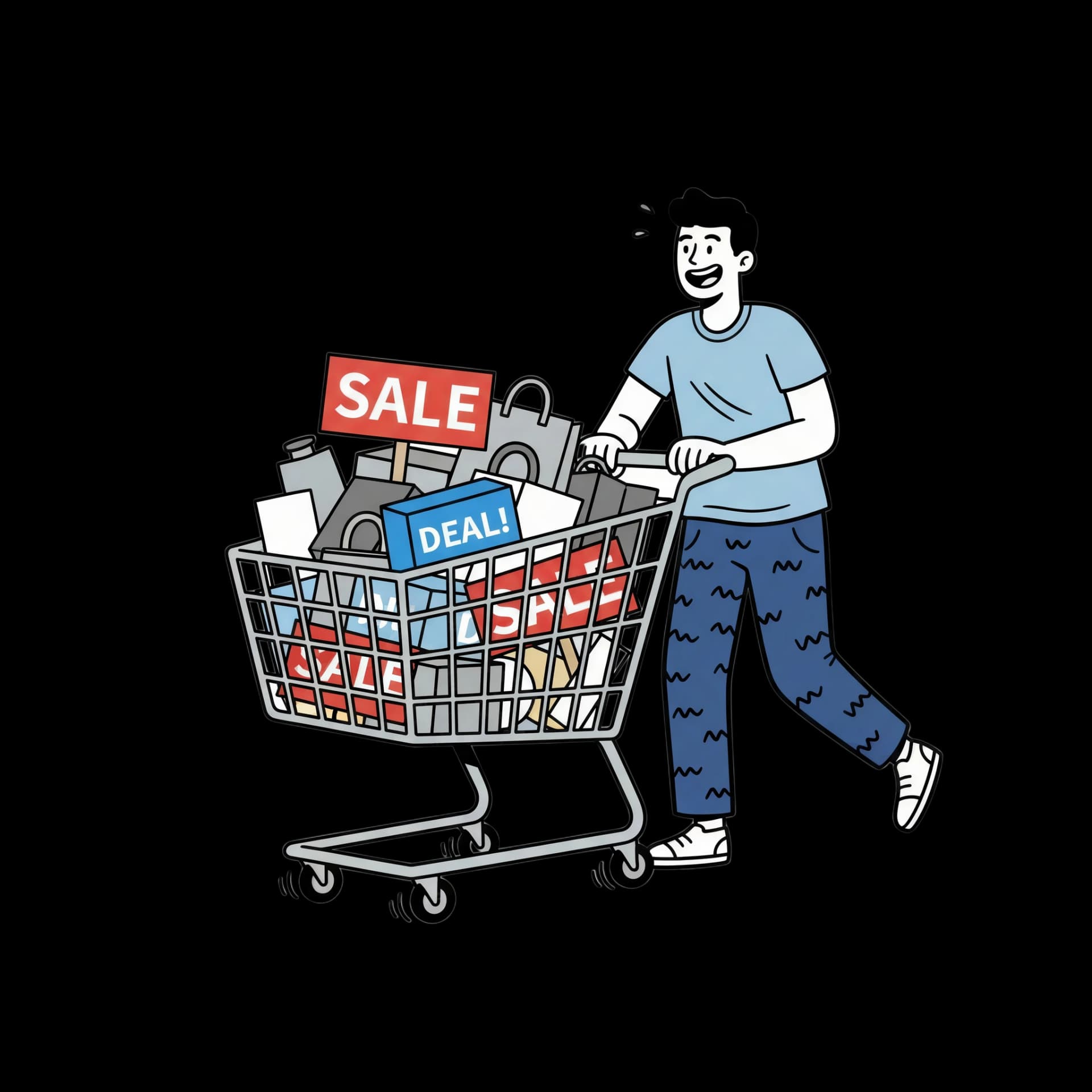 Full Shopping Cart Rush