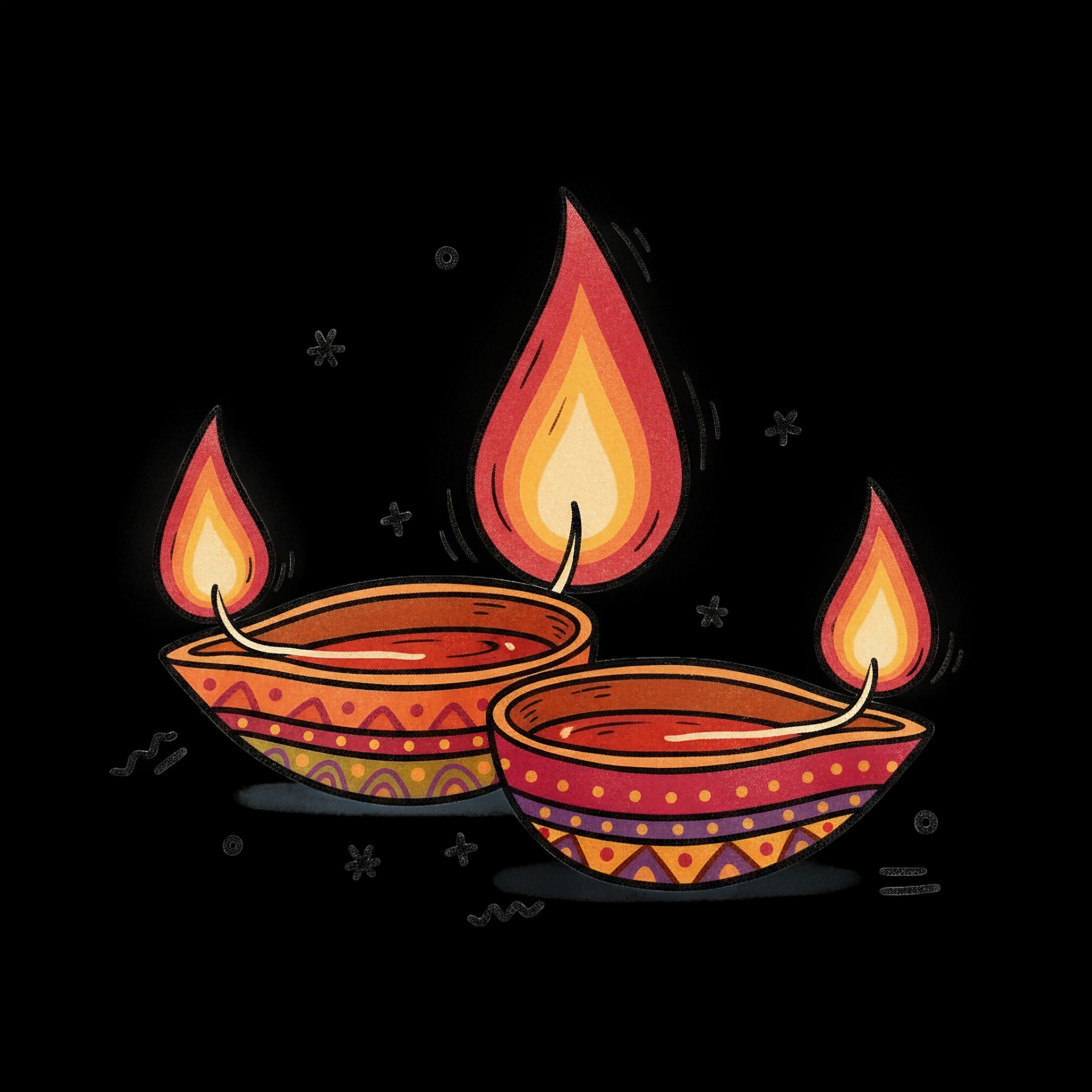Diwali Diyas