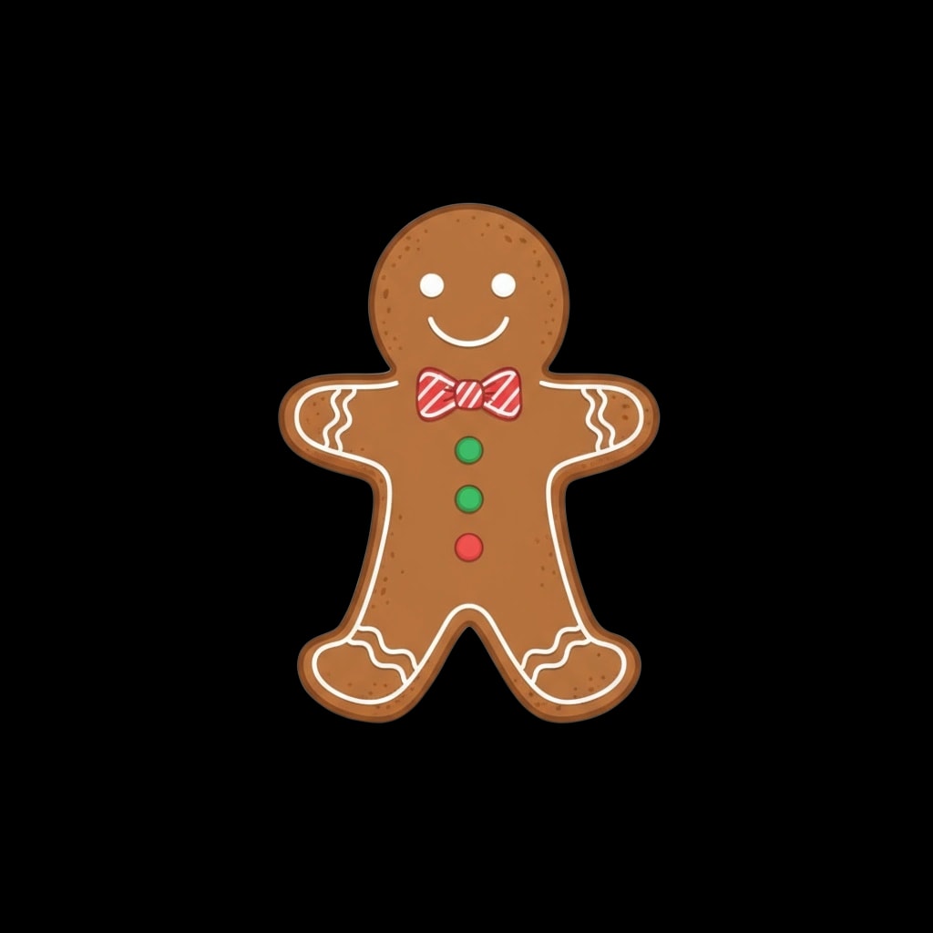 Cheerful Gingerbread Man