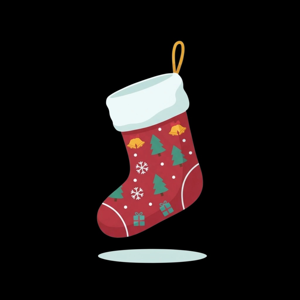 Festive Christmas Stocking