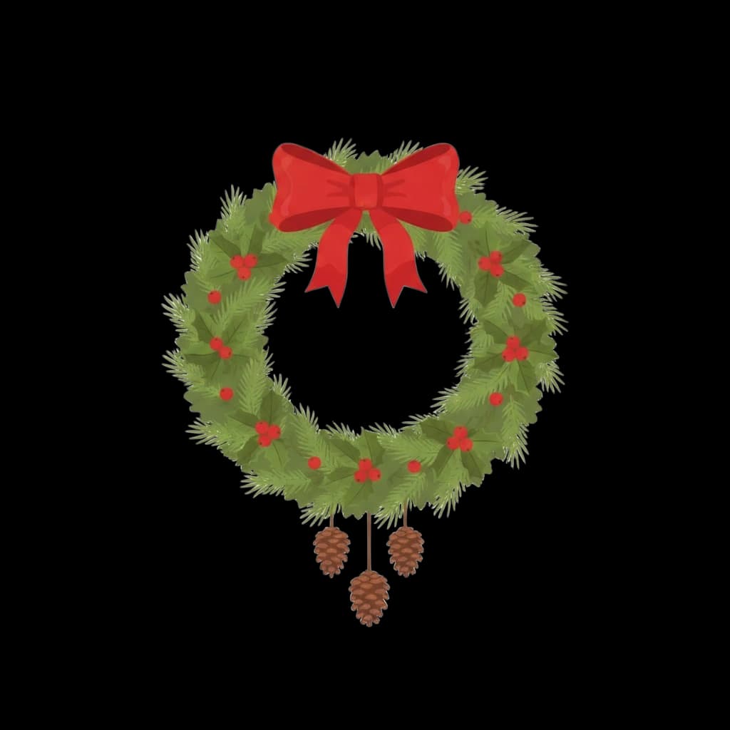 Festive Christmas Wreath