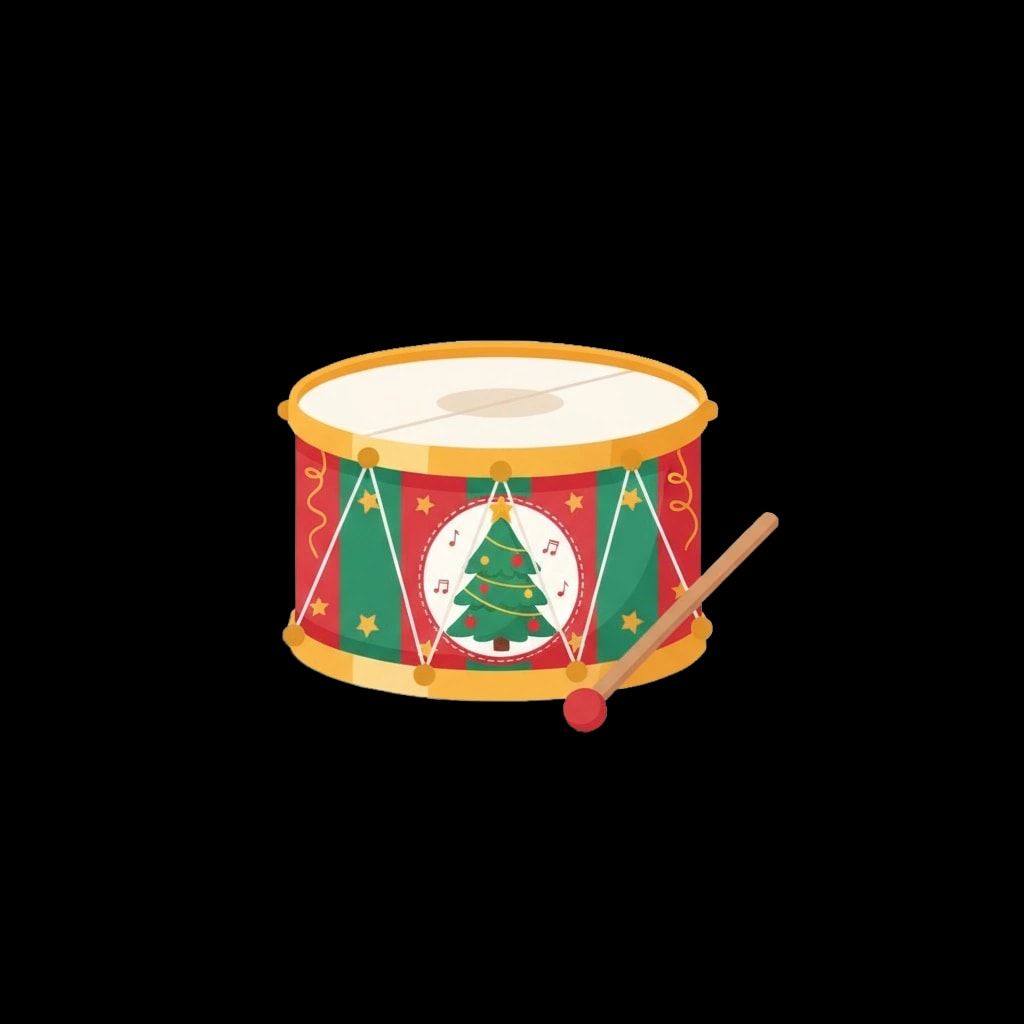 Festive Toy Drum