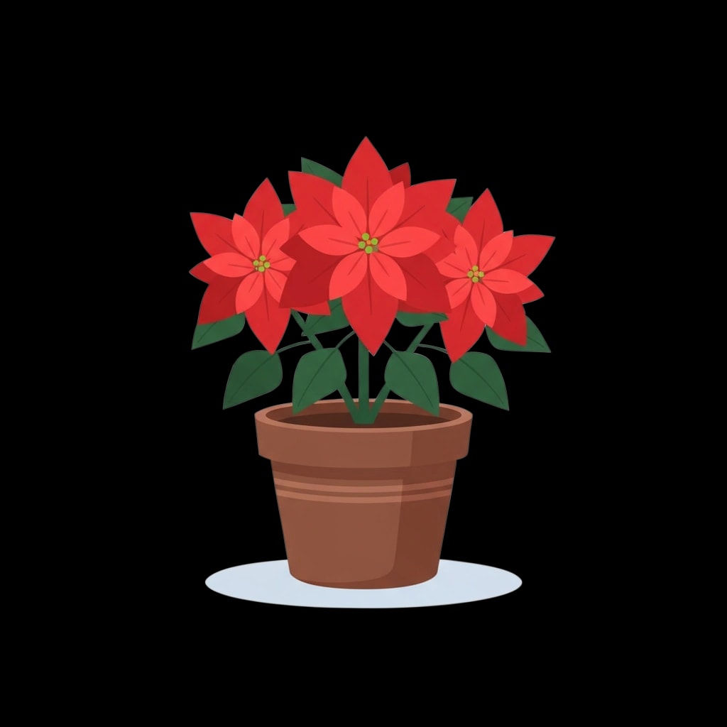 Vibrant Poinsettia Plant