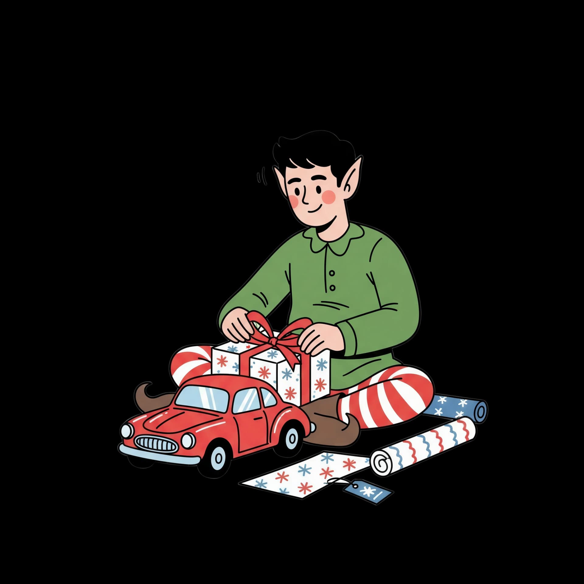 Elf Gift Wrapper