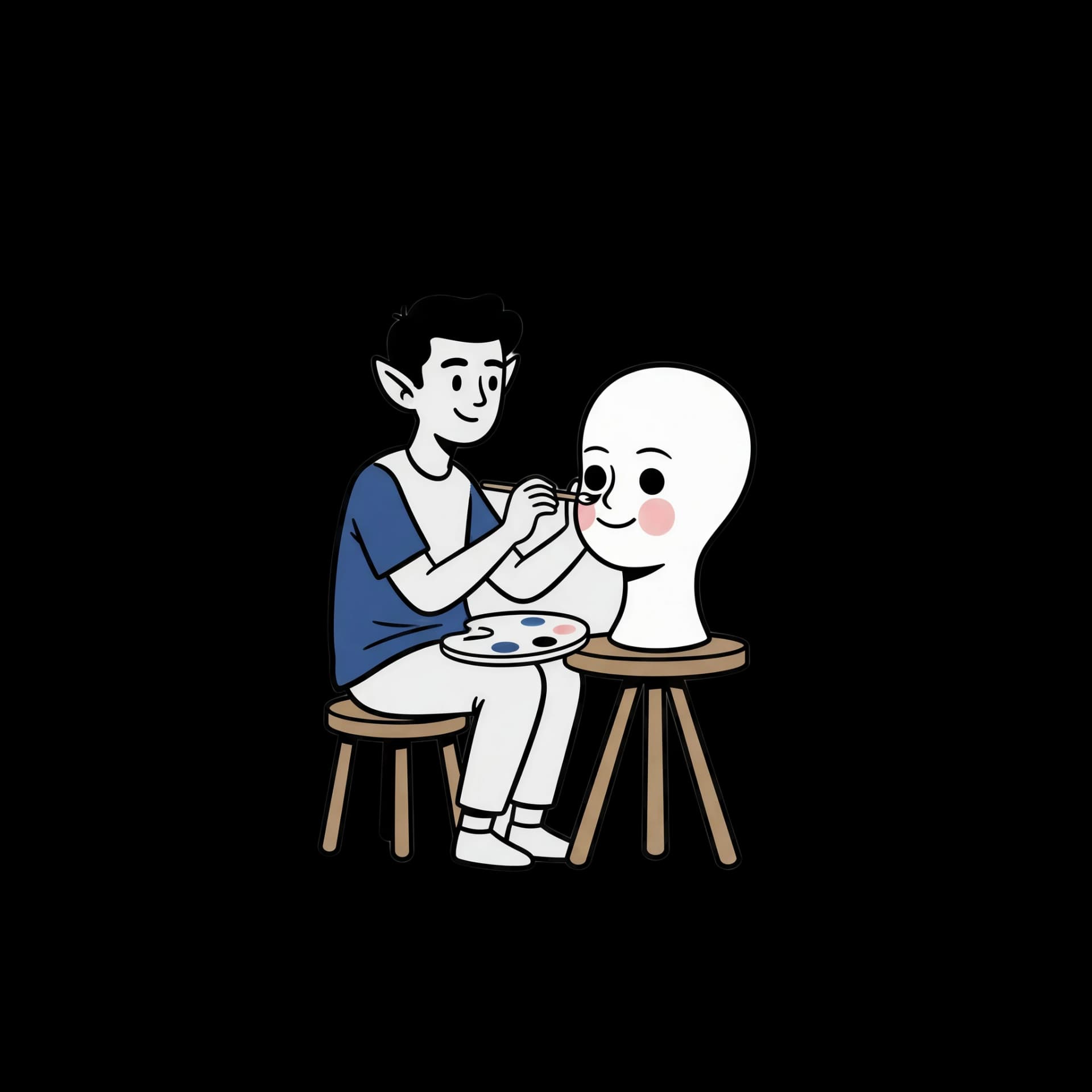 Doll Face Painter Elf