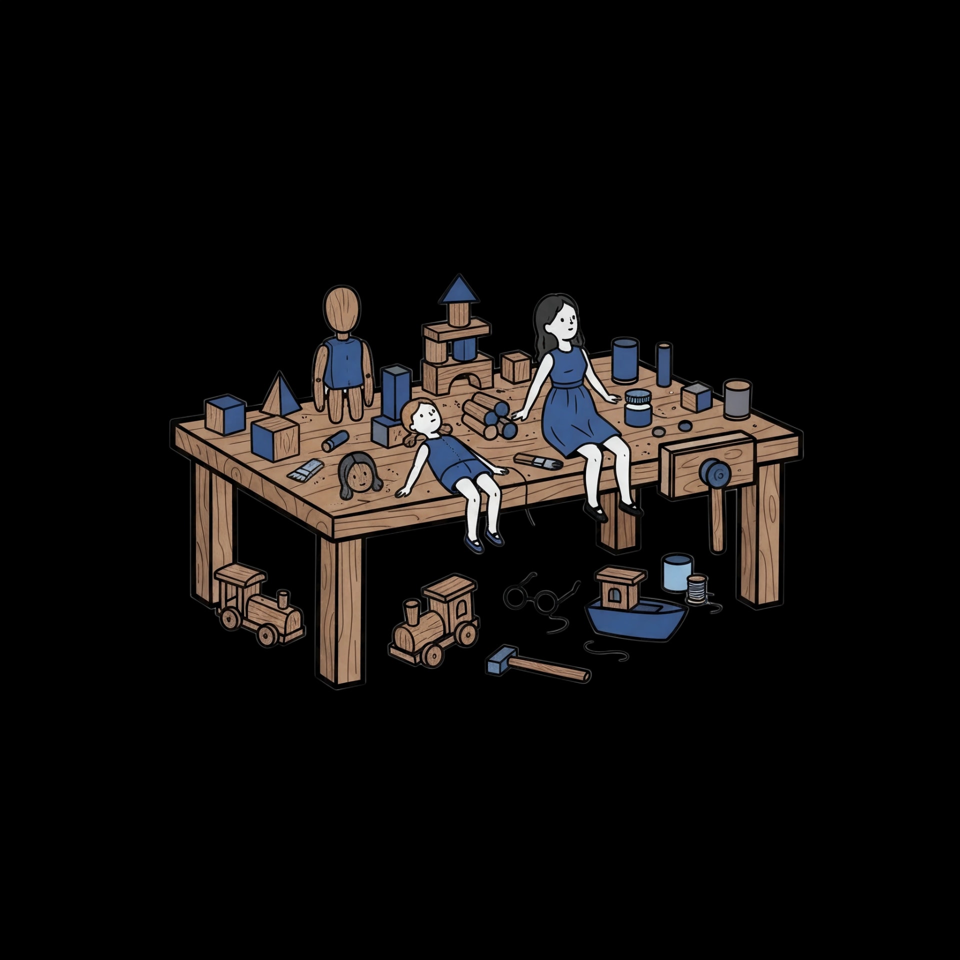 Unfinished Toys Workbench