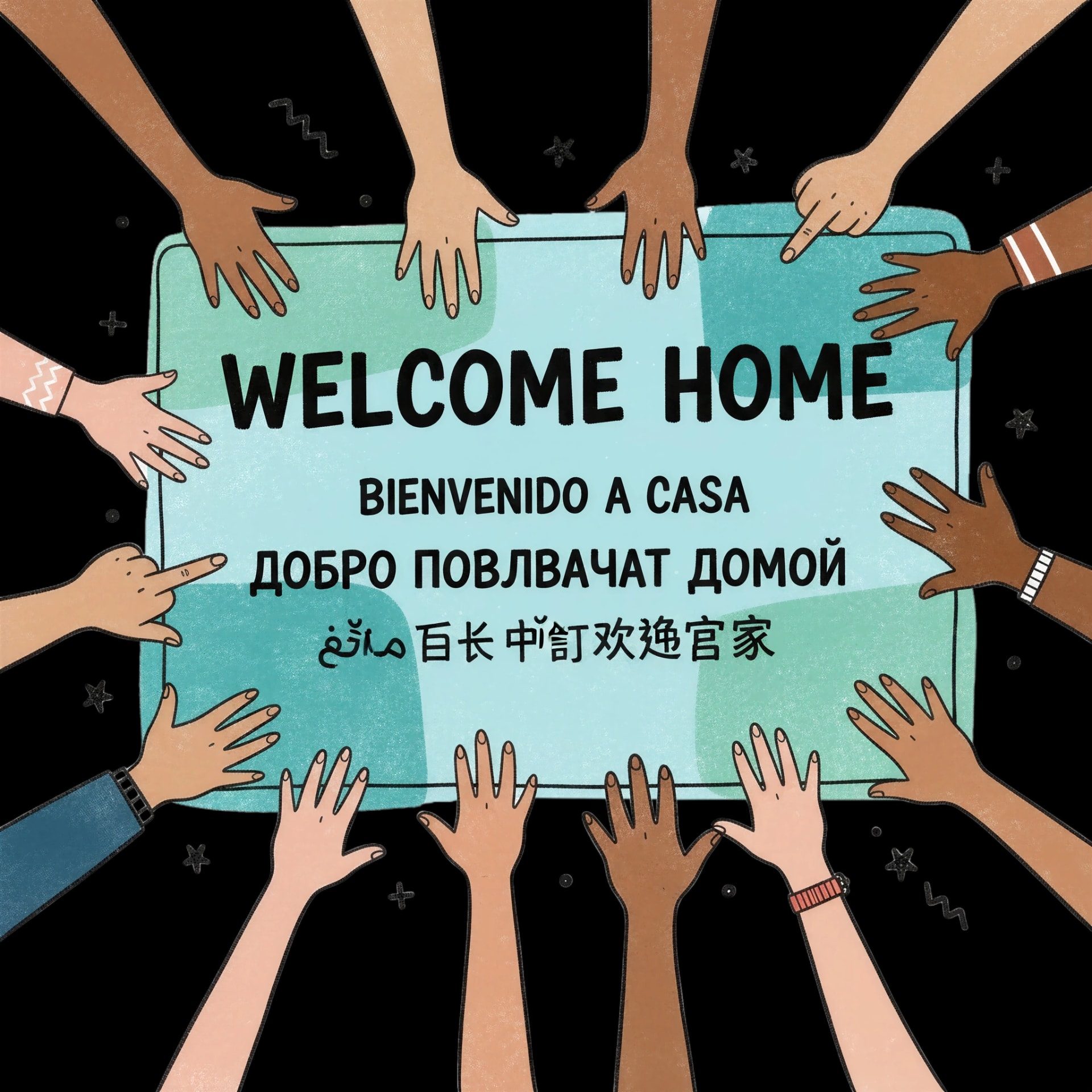 Welcome Home Sign