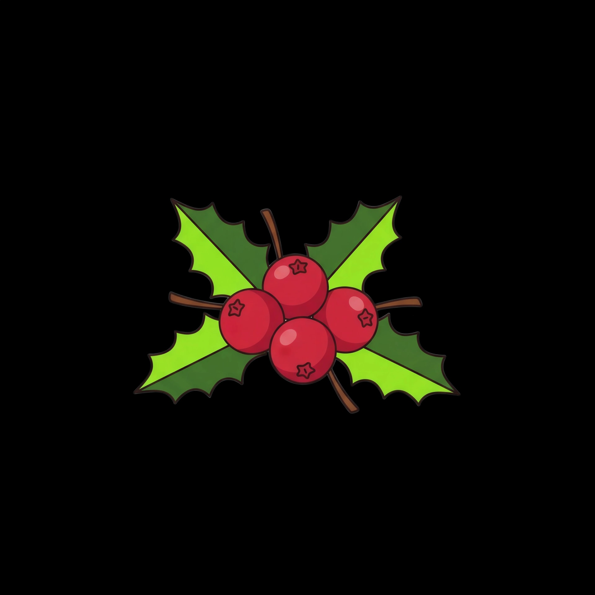 Winter Berry Cluster