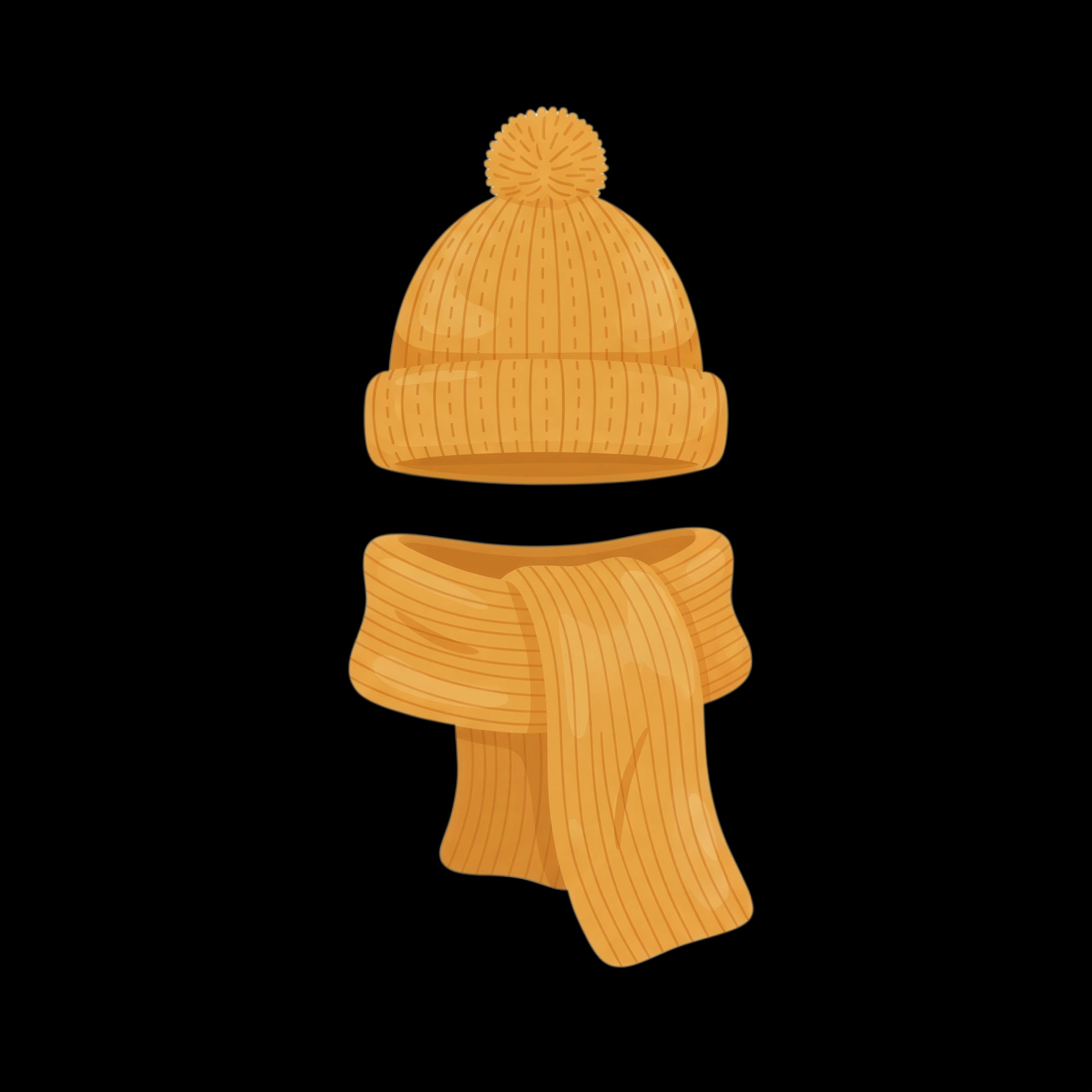 Winter Hat and Scarf