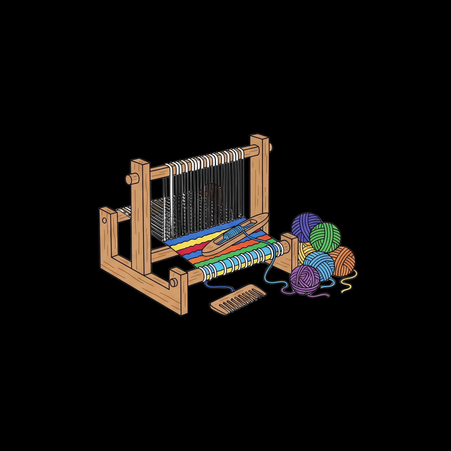 Table Loom Weaving