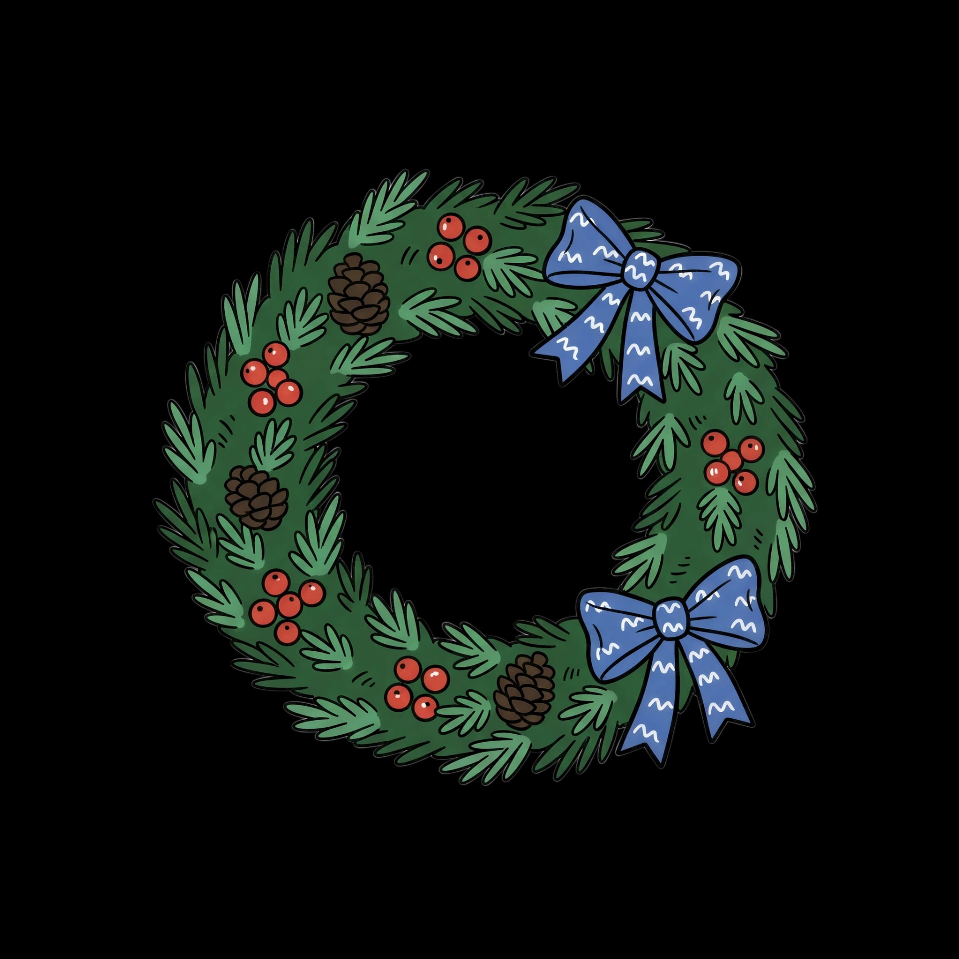 Handmade Winter Wreath