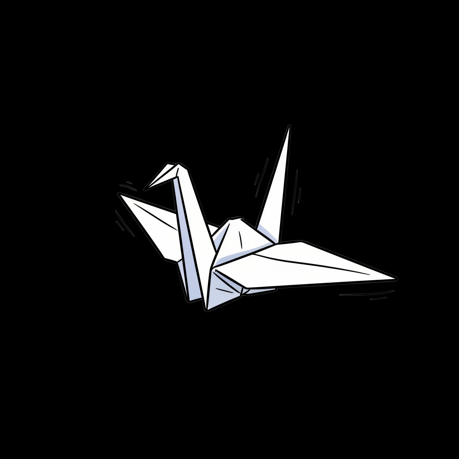 Delicate Paper Crane