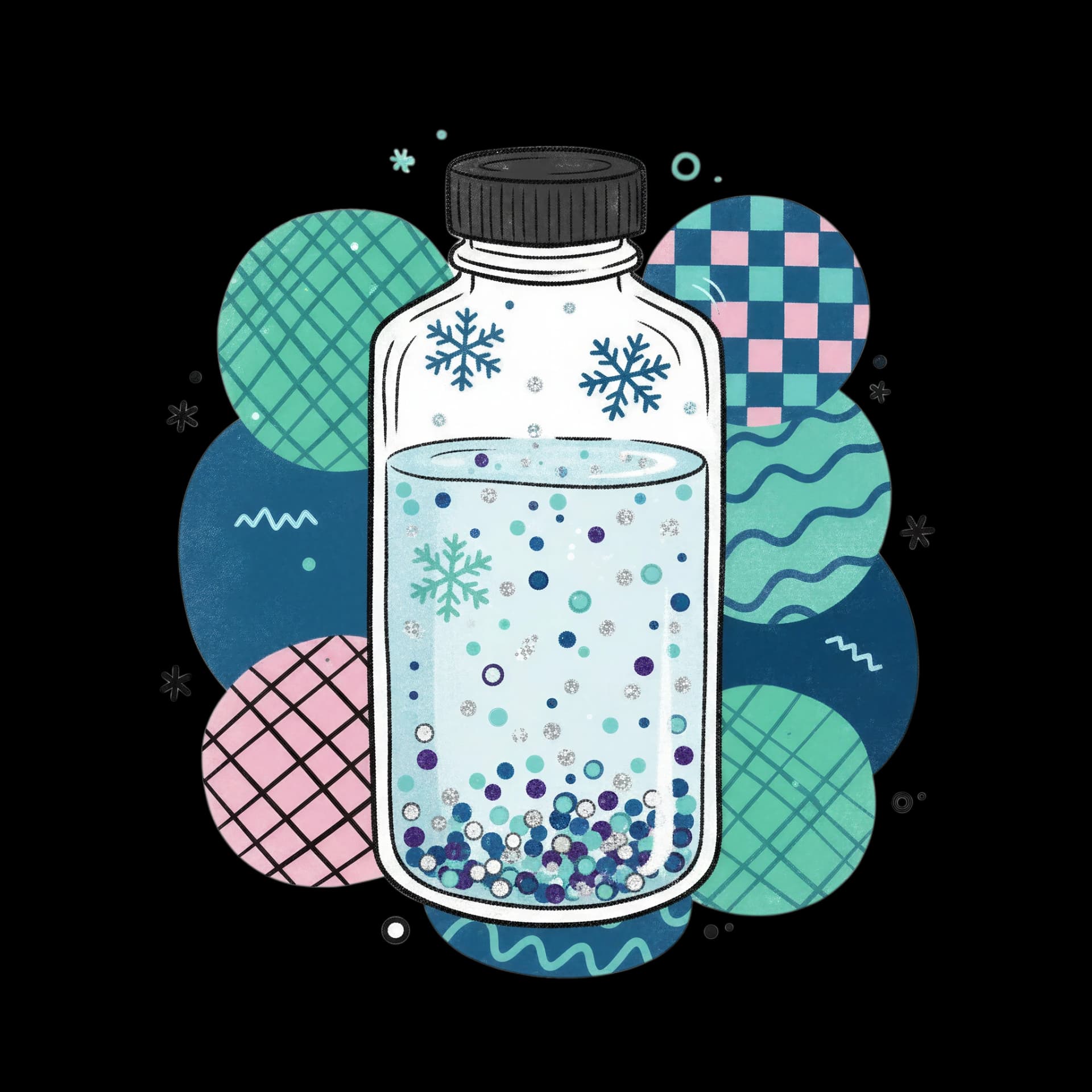 Winter Sensory Bottle