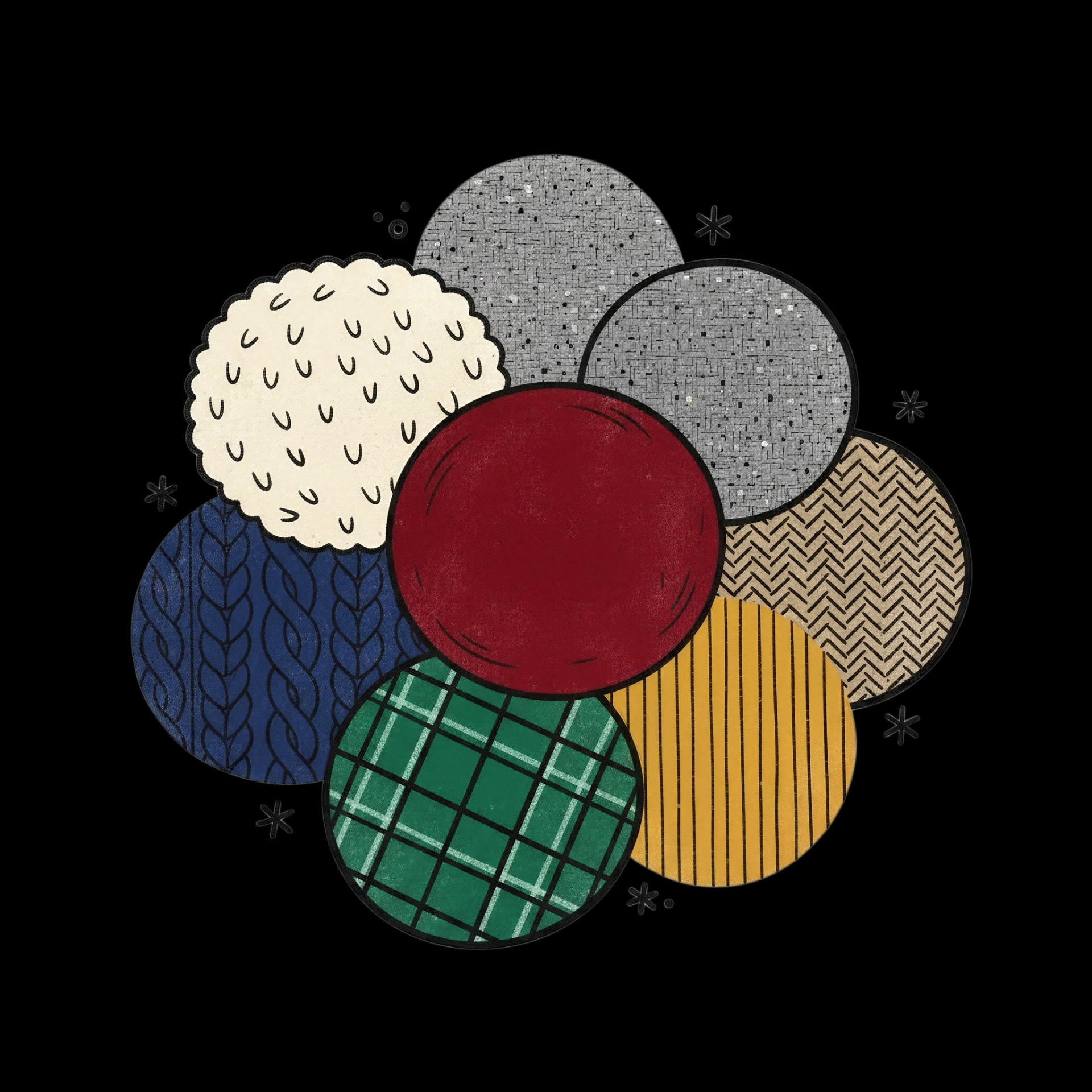 Textured Winter Fabrics