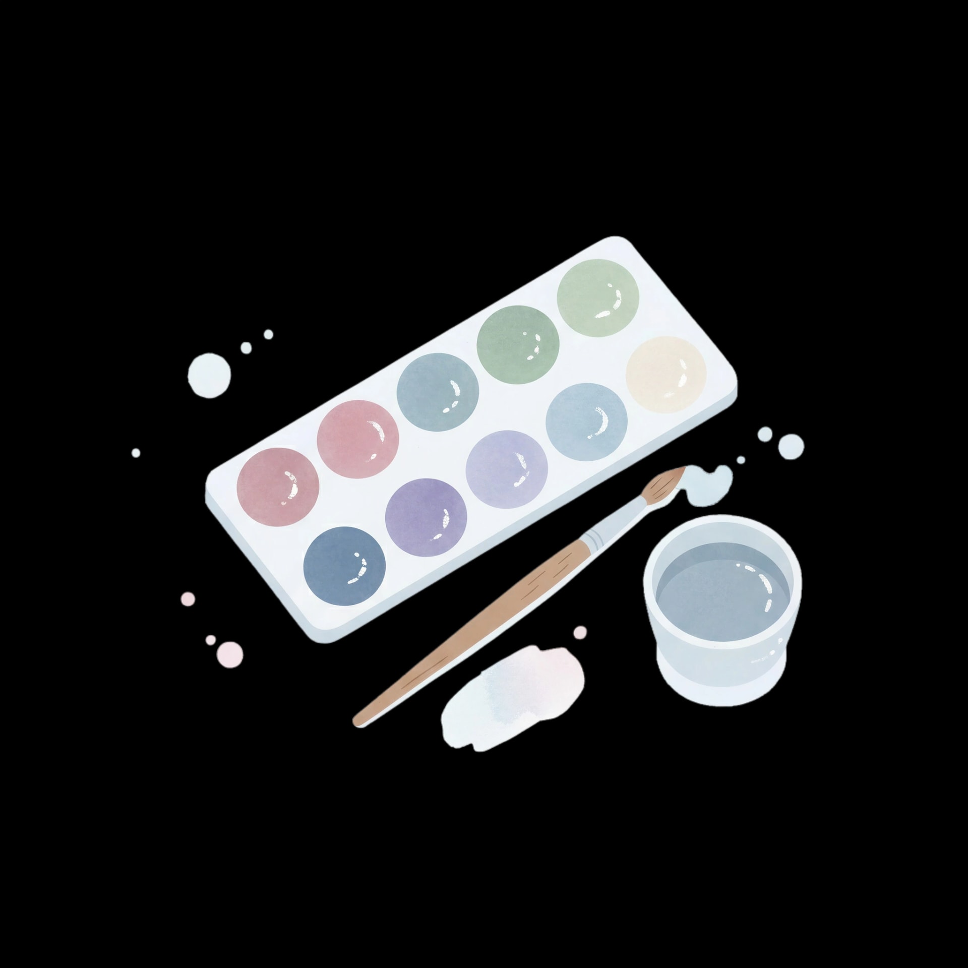 Calming Art Palette